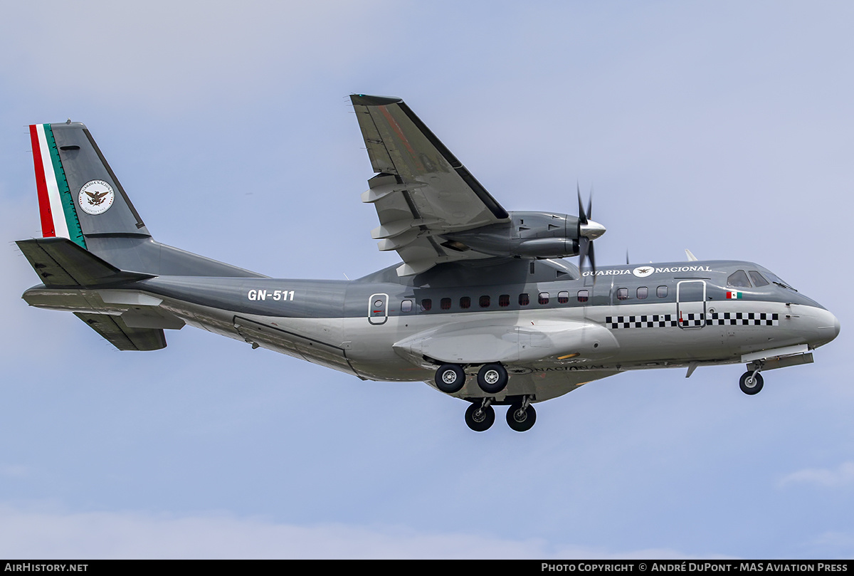 Aircraft Photo of GN-511 | CASA/IPTN CN235-100 | Mexico - Guardia Nacional | AirHistory.net #400993