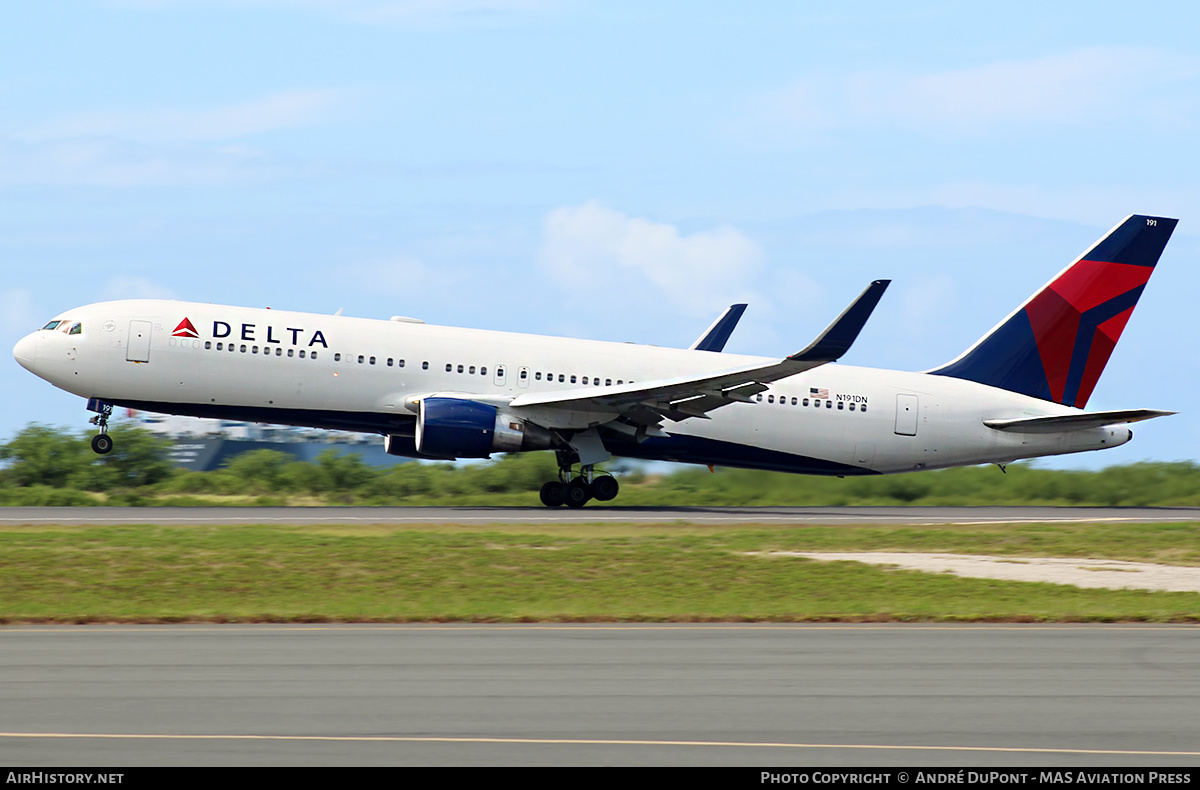 Aircraft Photo of N191DN | Boeing 767-332/ER | Delta Air Lines | AirHistory.net #400994