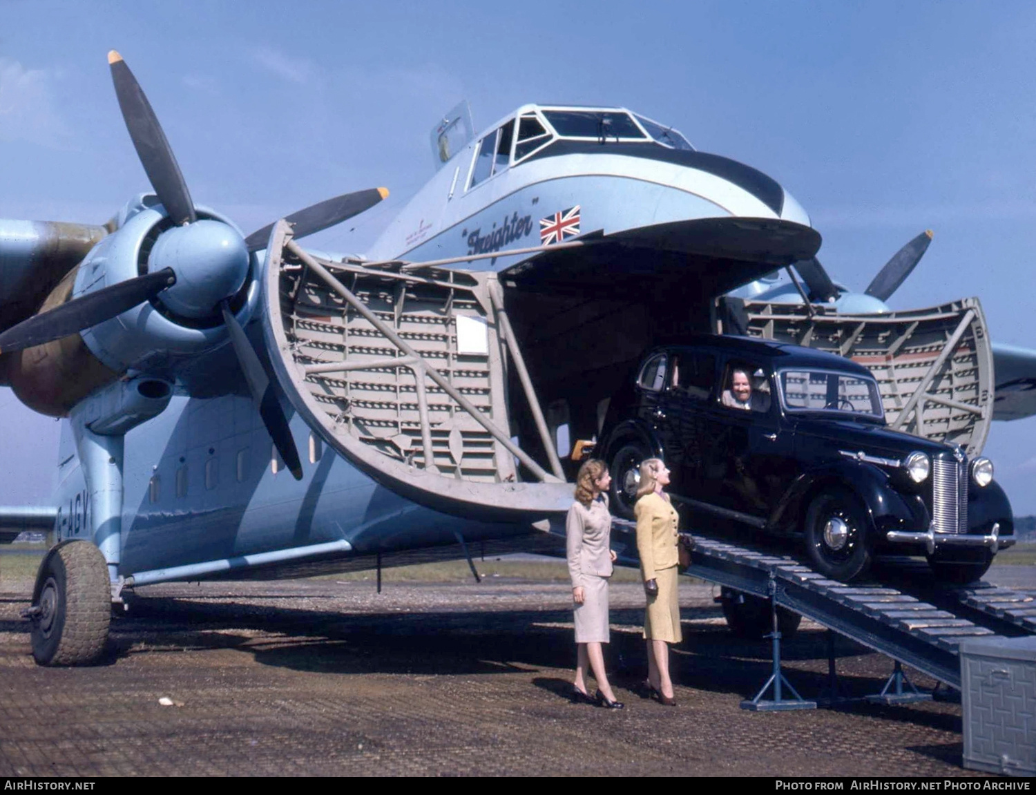 Aircraft Photo of G-AGVC | Bristol 170 Freighter Mk1 | AirHistory.net #400998