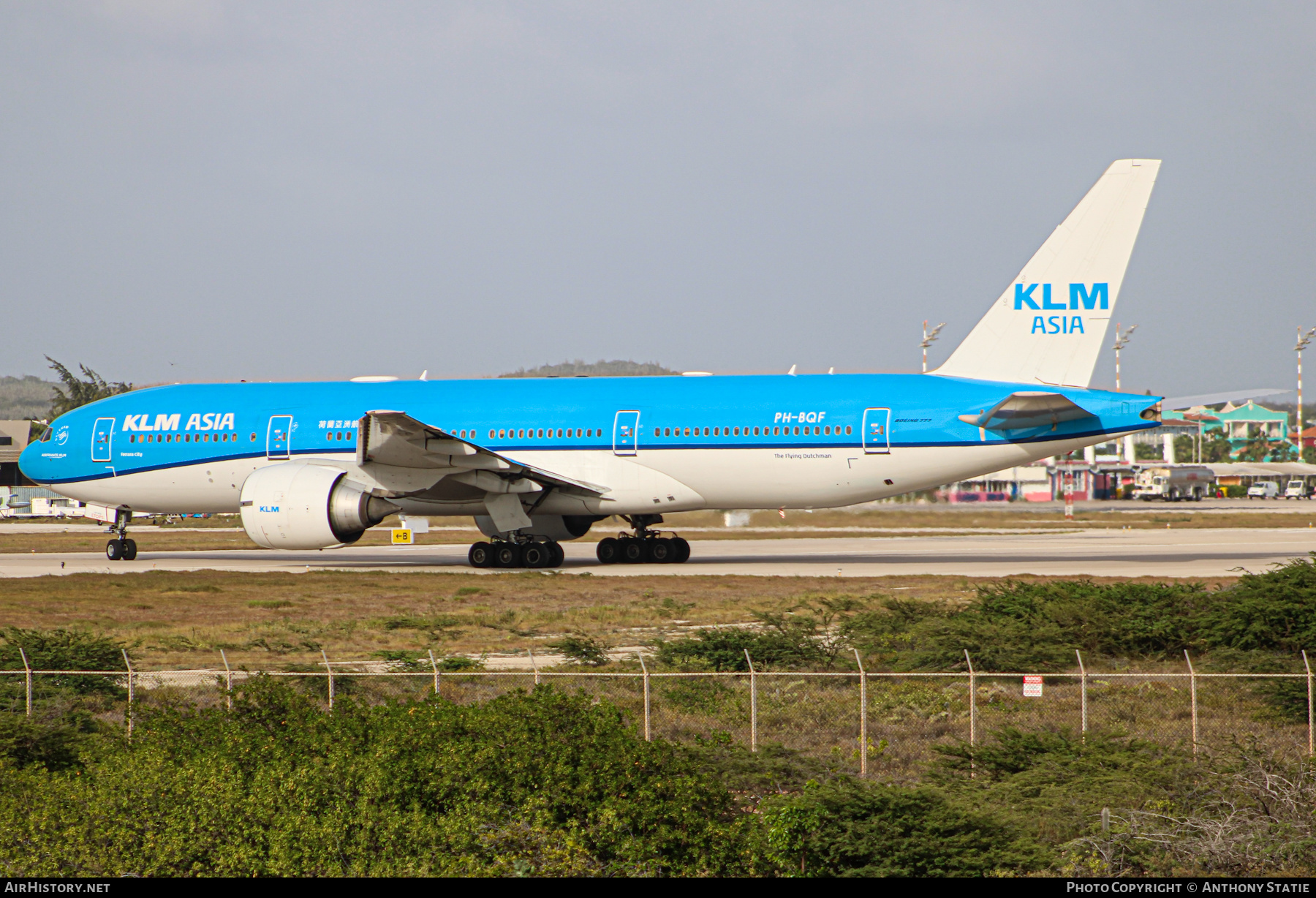 Aircraft Photo of PH-BQF | Boeing 777-206/ER | KLM Asia | AirHistory.net #401003
