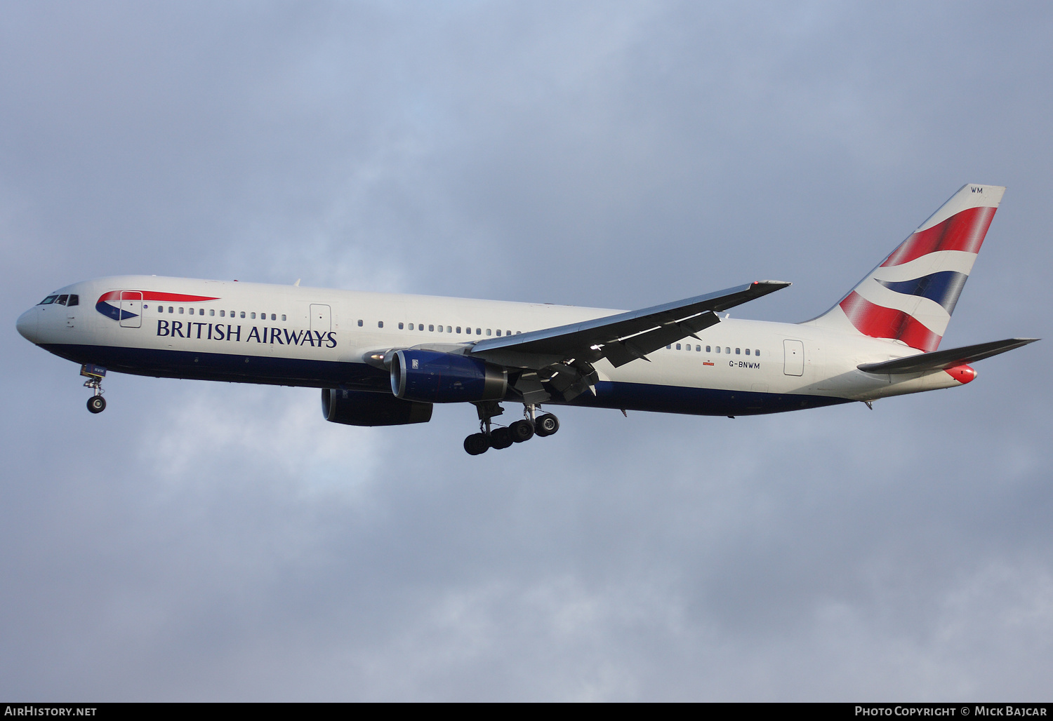 Aircraft Photo of G-BNWM | Boeing 767-336/ER | British Airways | AirHistory.net #401009