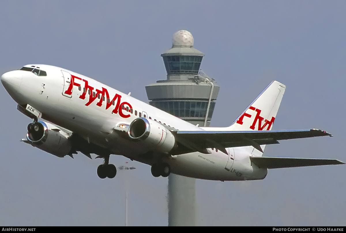 Aircraft Photo of LY-AZW | Boeing 737-5Q8 | FlyMe | AirHistory.net #401010