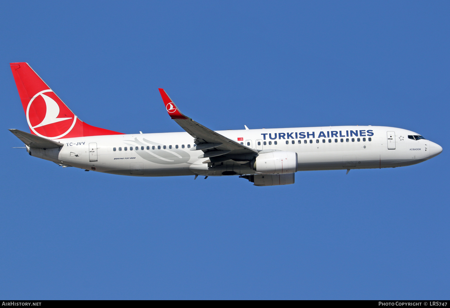 Aircraft Photo of TC-JVV | Boeing 737-8F2 | Turkish Airlines | AirHistory.net #401012