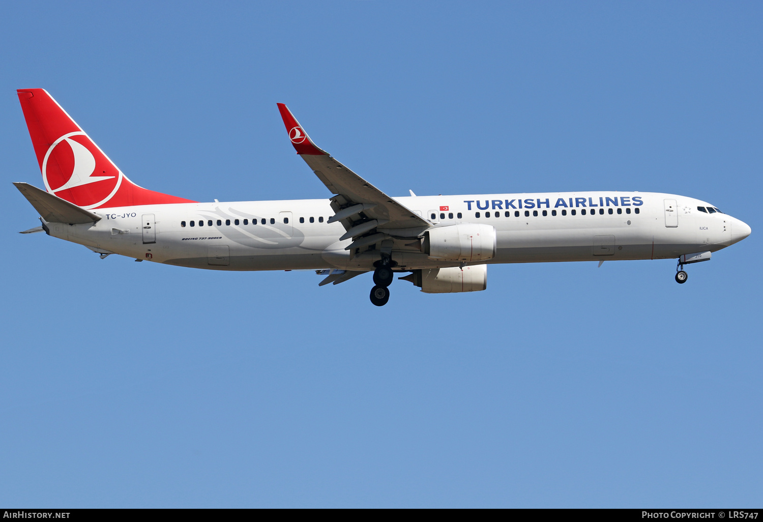 Aircraft Photo of TC-JYO | Boeing 737-9F2/ER | Turkish Airlines | AirHistory.net #401054