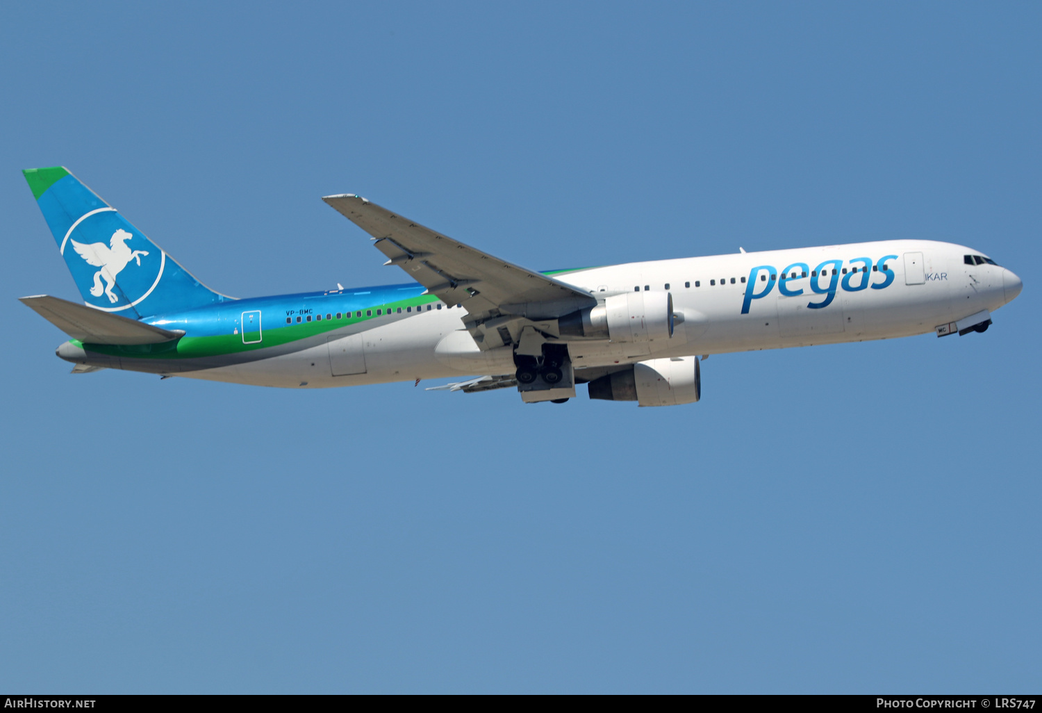 Aircraft Photo of VP-BMC | Boeing 767-3Q8/ER | Pegas Fly | AirHistory.net #401065