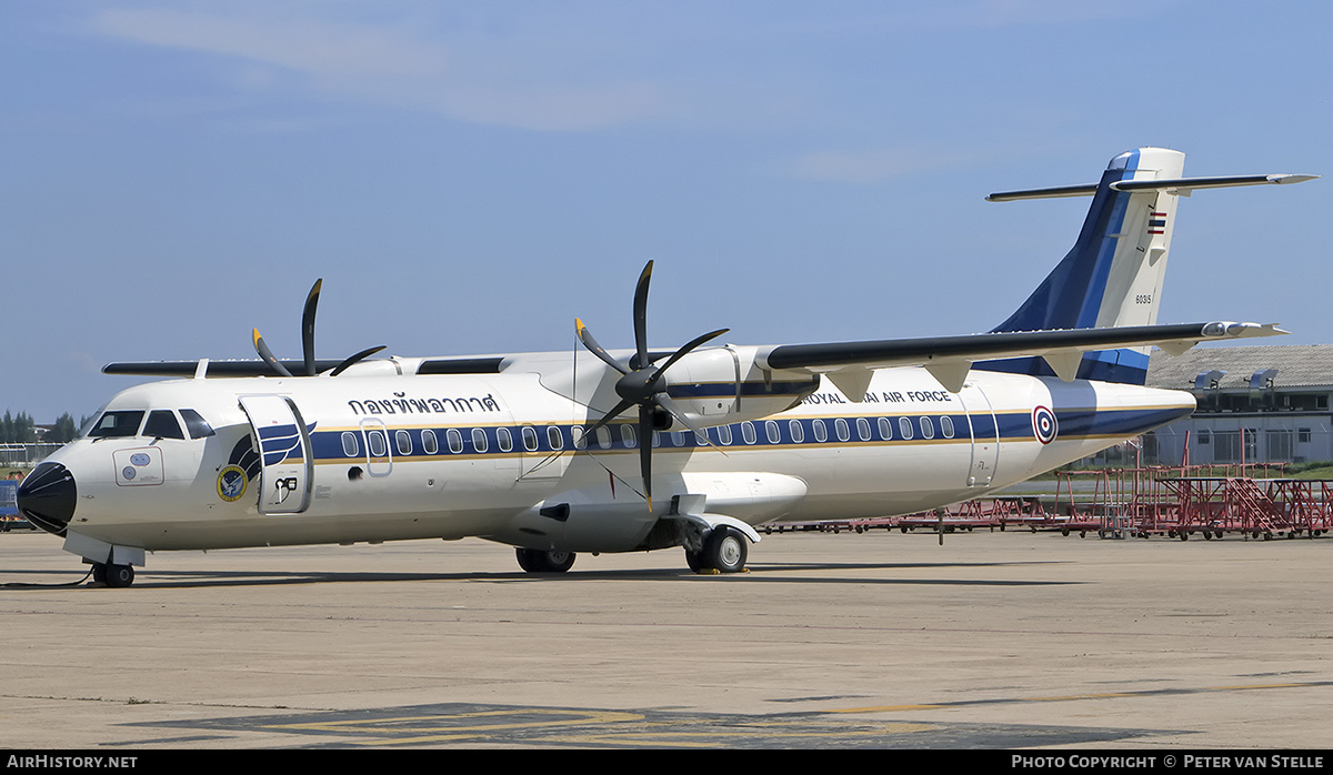 Aircraft Photo of 60315 / L16-3/52 | ATR ATR-72-500 (ATR-72-212A) | Thailand - Air Force | AirHistory.net #401083