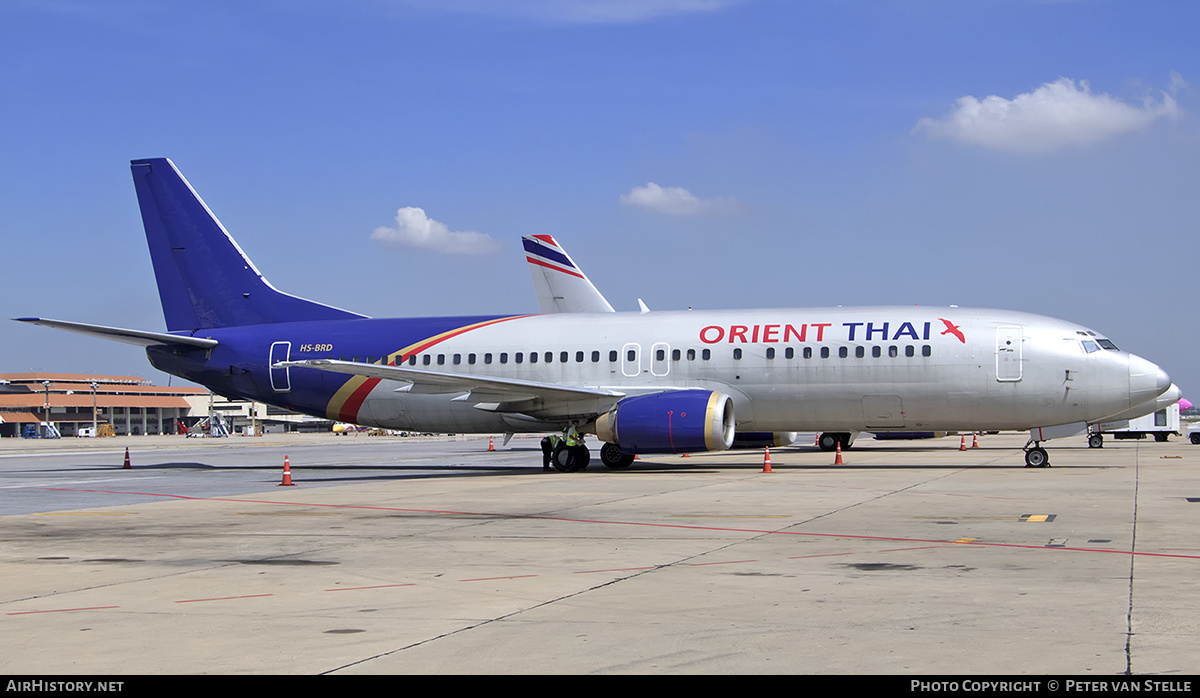 Aircraft Photo of HS-BRD | Boeing 737-429 | Orient Thai Airlines | AirHistory.net #401094