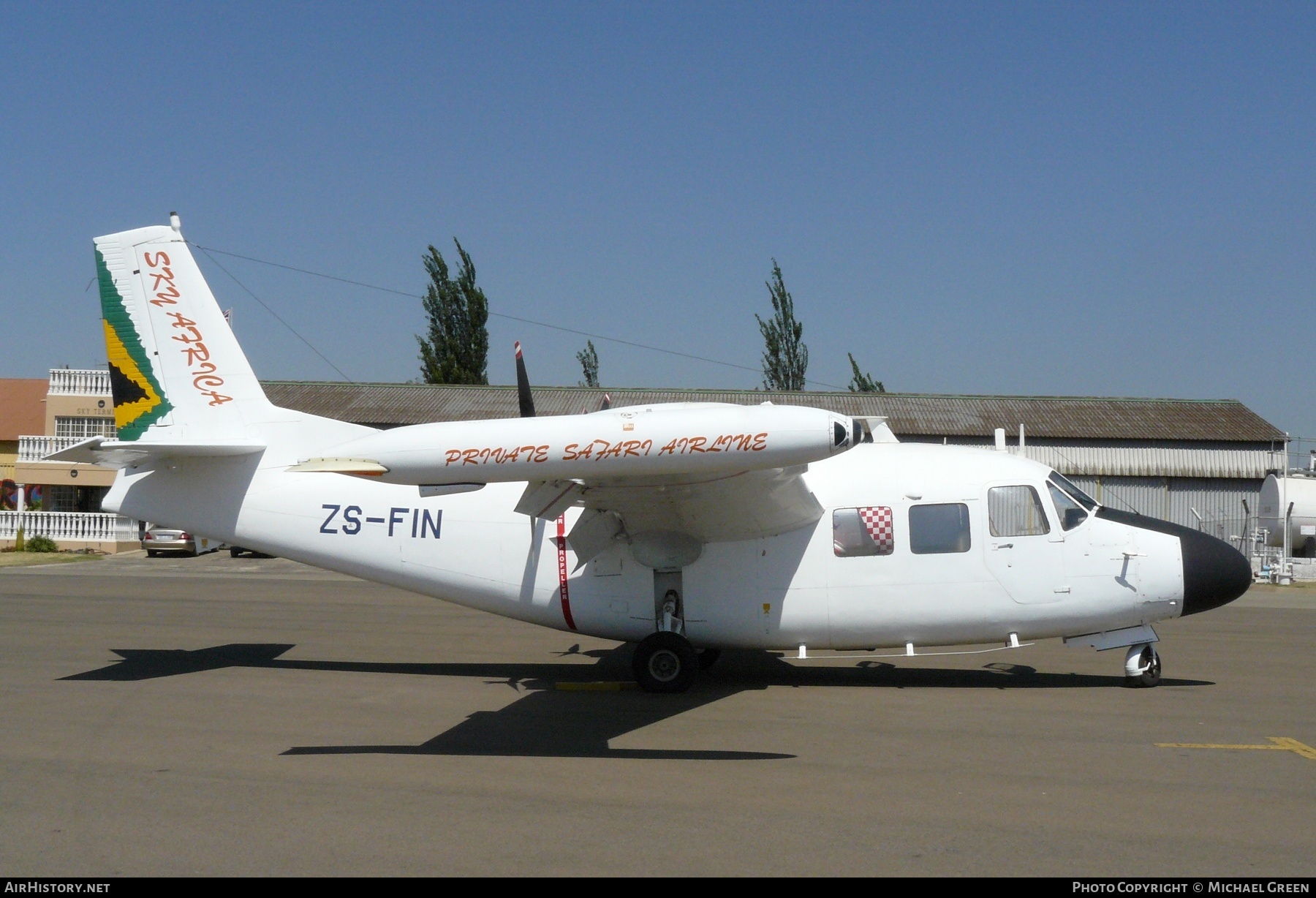 Aircraft Photo of ZS-FIN | Piaggio P-166S Albatross | Sky Africa | AirHistory.net #401103