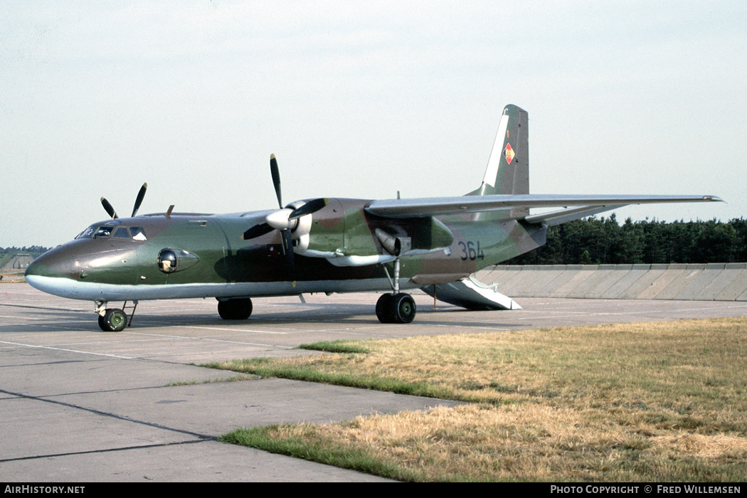 Aircraft Photo of 364 | Antonov An-26T | East Germany - Air Force | AirHistory.net #401107