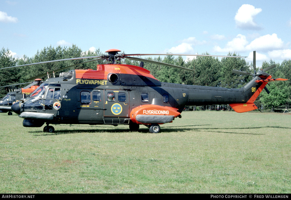 Aircraft Photo of 10401 | Aerospatiale Hkp10 Super Puma (AS-332M1) | Sweden - Air Force | AirHistory.net #401112
