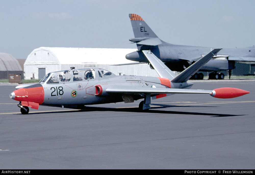 Aircraft Photo of 218 | Fouga CM-170R-2 Magister | Ireland - Air Force | AirHistory.net #401116