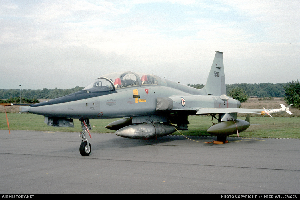 Aircraft Photo of 595 | Northrop F-5B Freedom Fighter | Norway - Air Force | AirHistory.net #401118