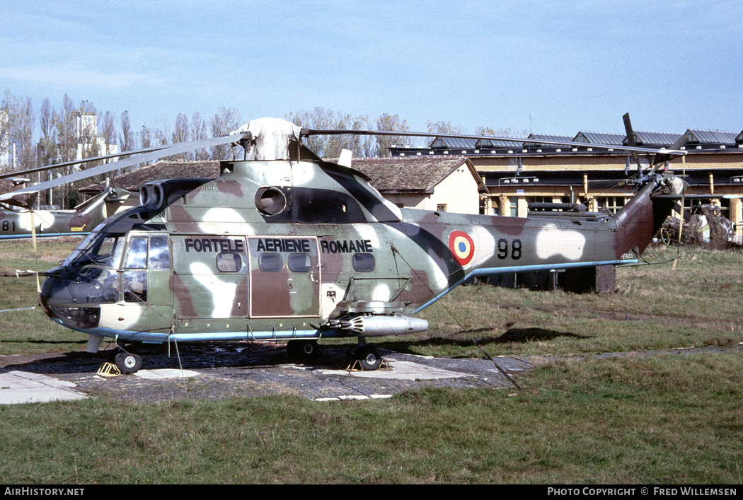Aircraft Photo of 98 | Aerospatiale IAR-330L Puma | Romania - Air Force | AirHistory.net #401127
