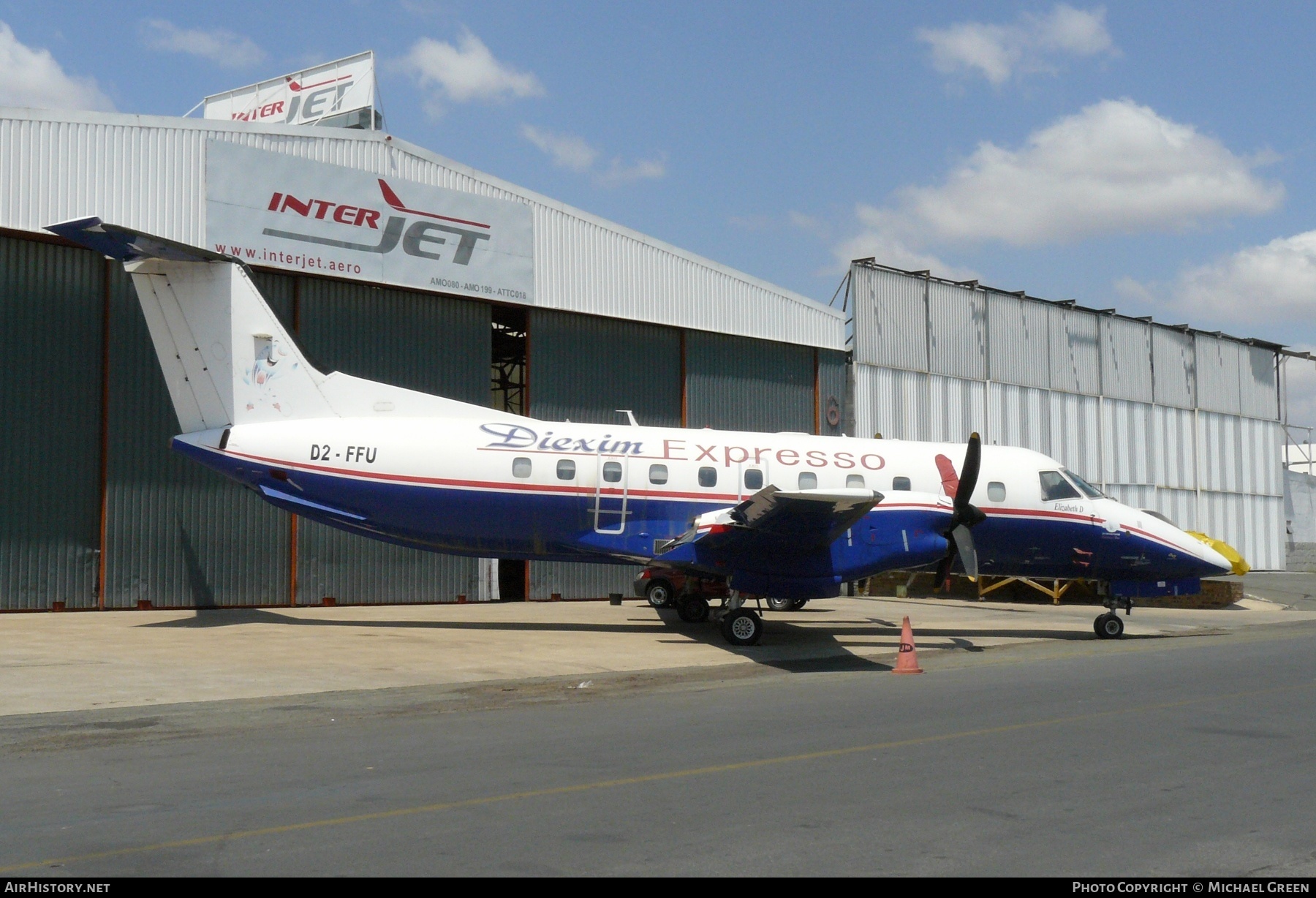 Aircraft Photo of D2-FFU | Embraer EMB-120(ER) Brasilia | Diexim Expresso | AirHistory.net #401132