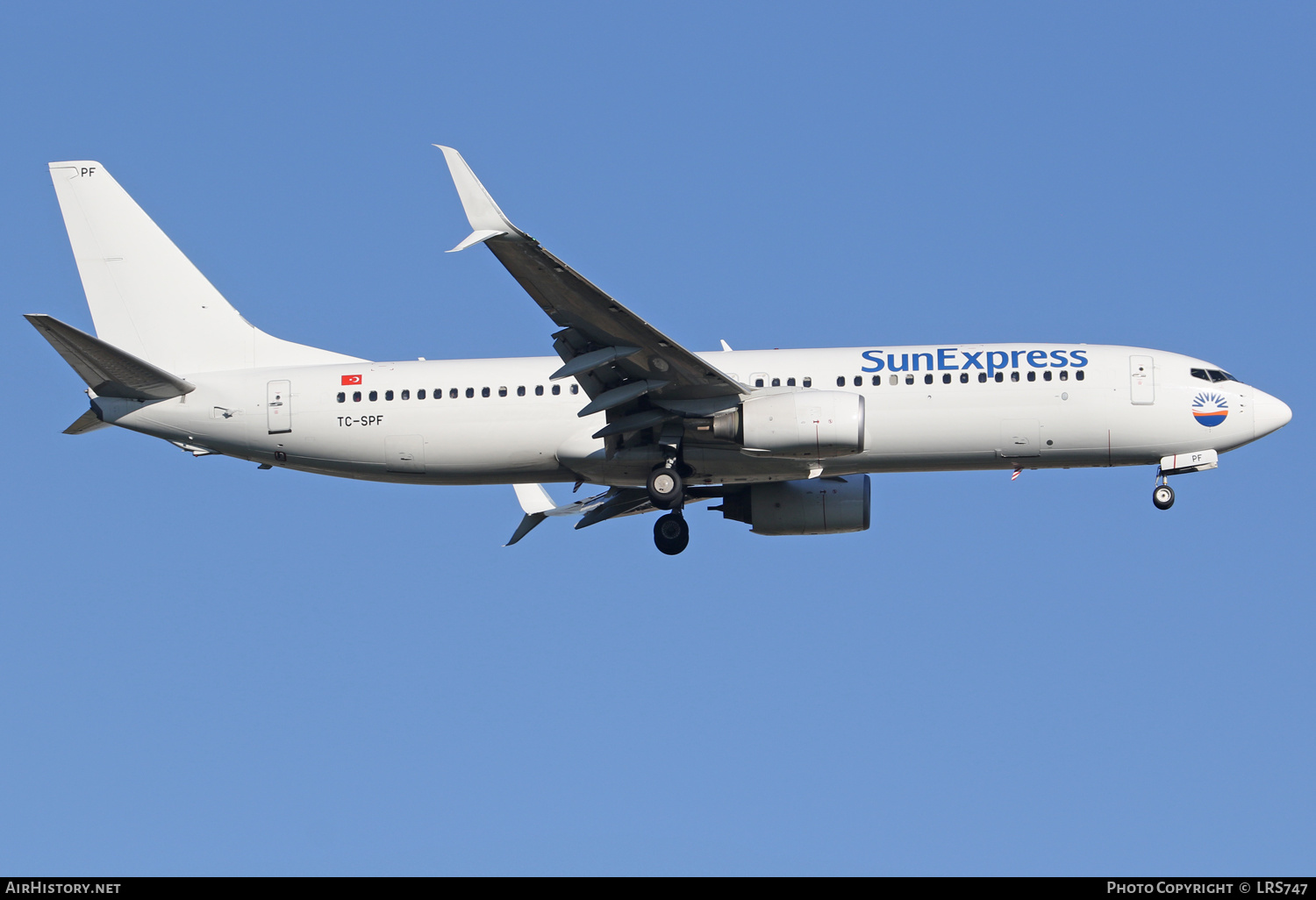 Aircraft Photo of TC-SPF | Boeing 737-8K5 | SunExpress | AirHistory.net #401146