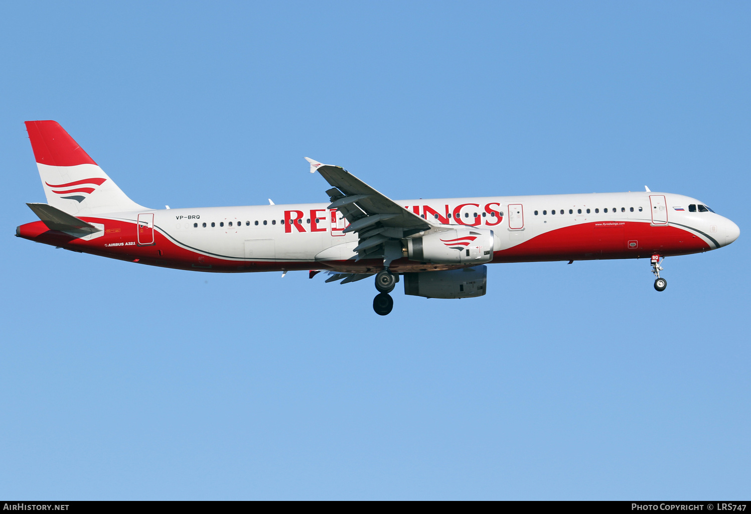 Aircraft Photo of VP-BRQ | Airbus A321-231 | Red Wings | AirHistory.net #401154