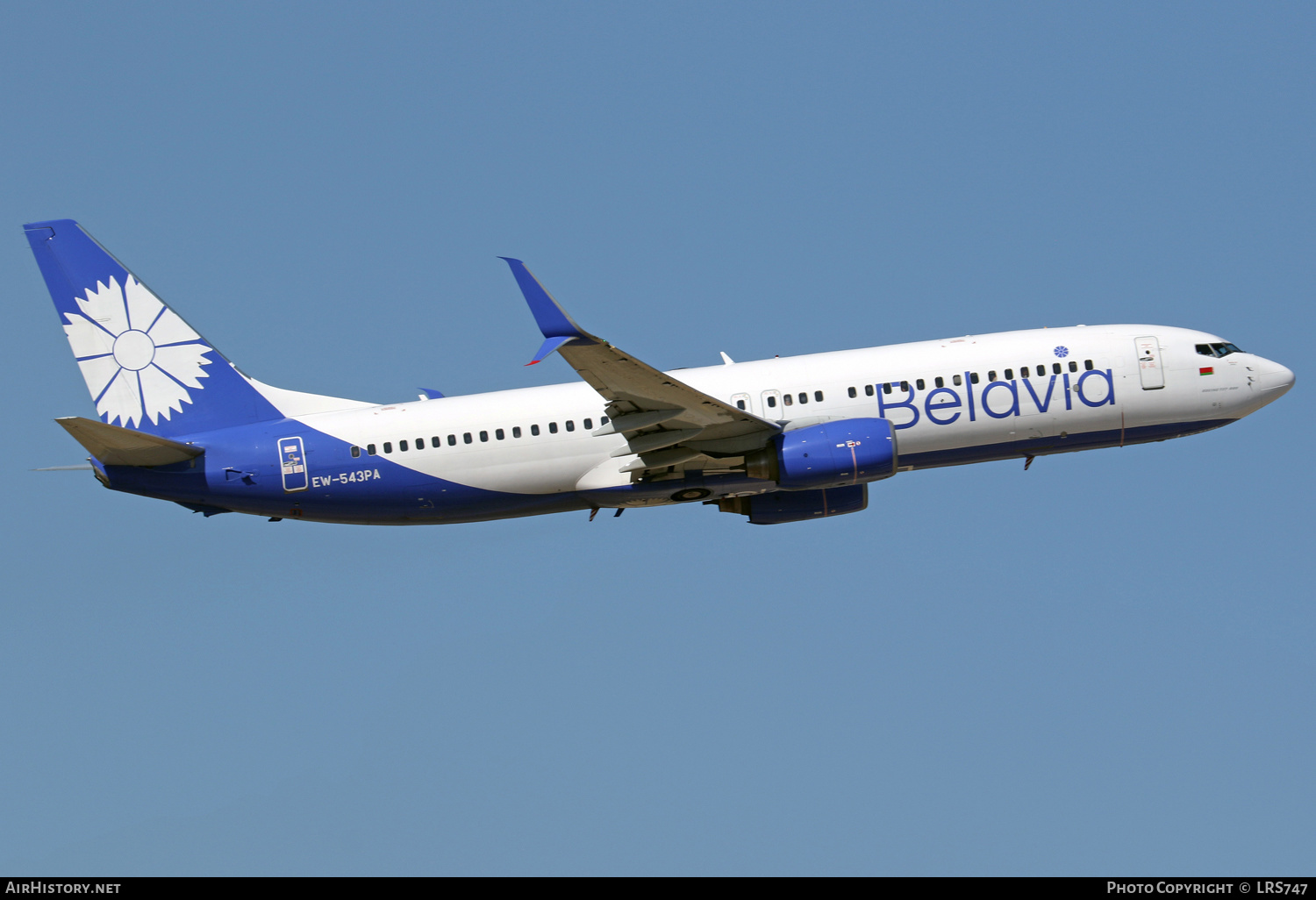 Aircraft Photo of EW-543PA | Boeing 737-8K5 | Belavia | AirHistory.net #401171