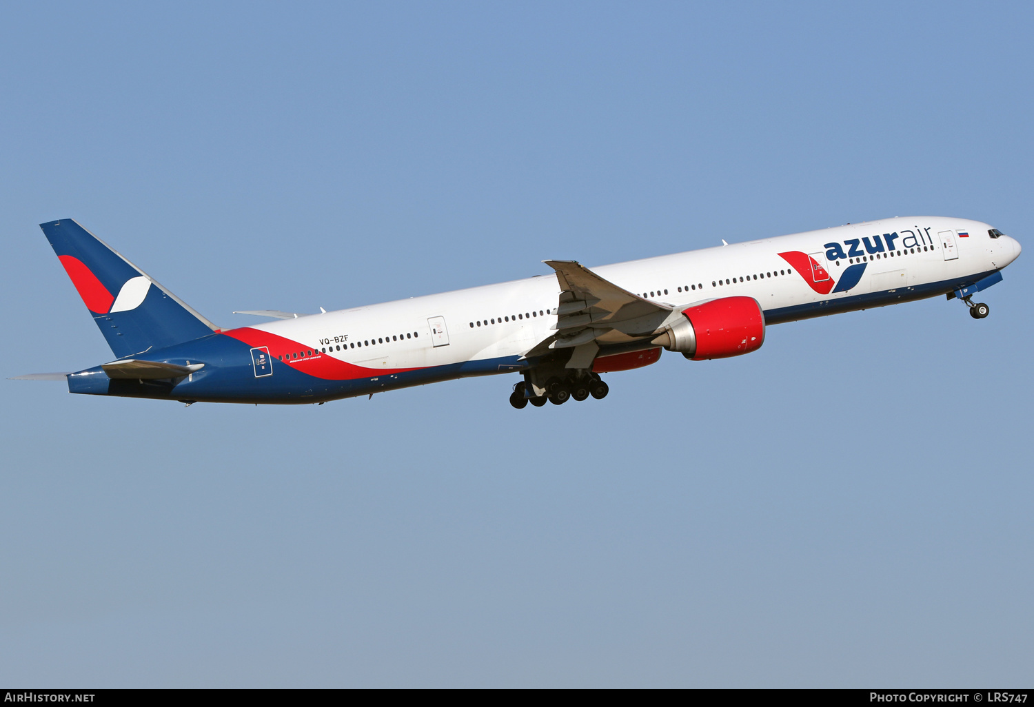 Aircraft Photo of VQ-BZF | Boeing 777-367/ER | Azur Air | AirHistory.net #401272