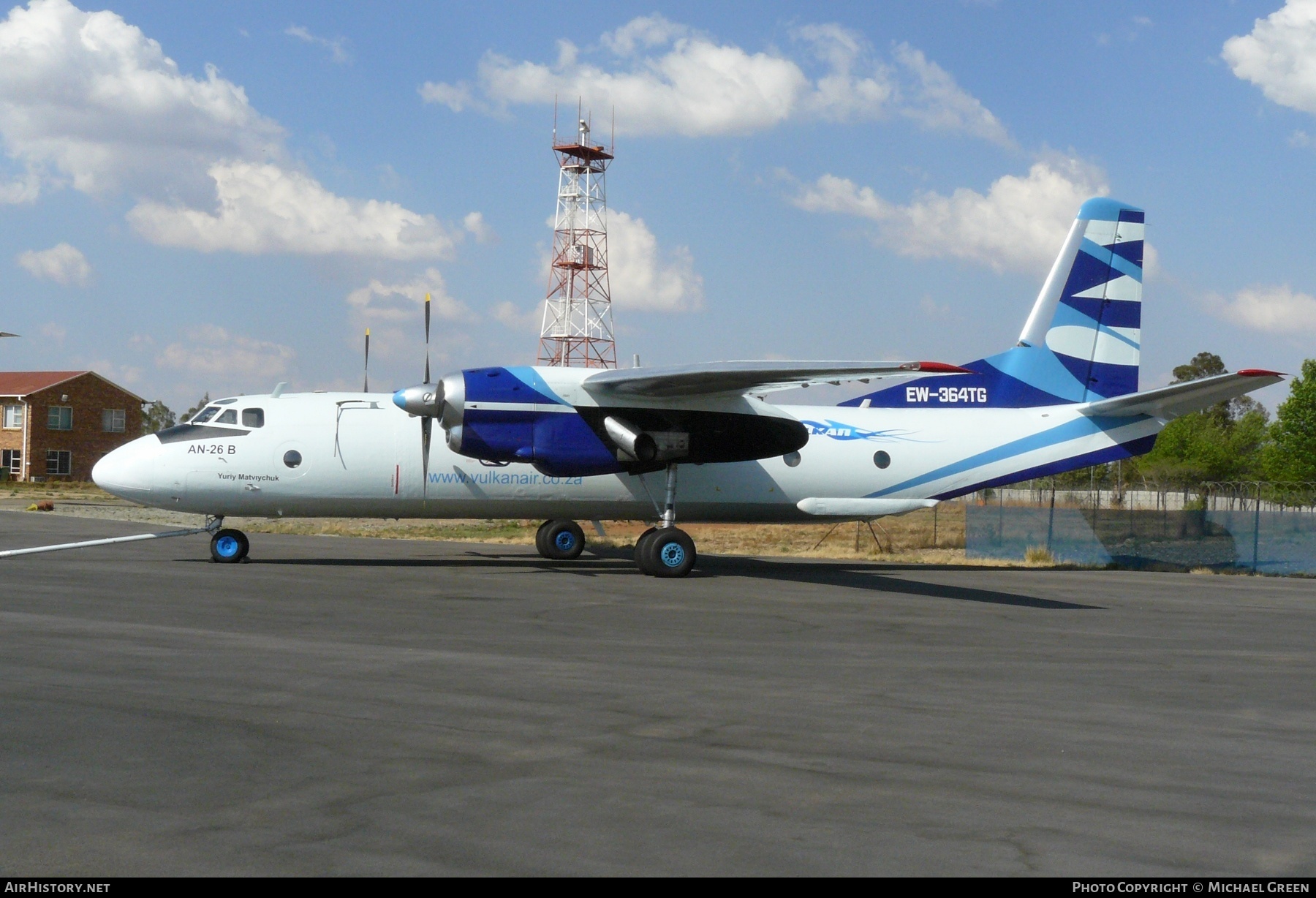 Aircraft Photo of EW-364TG | Antonov An-26B | Vulkan Air | AirHistory.net #401282