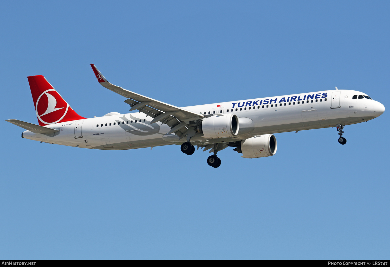 Aircraft Photo of TC-LSU | Airbus A321-271NX | Turkish Airlines | AirHistory.net #401283