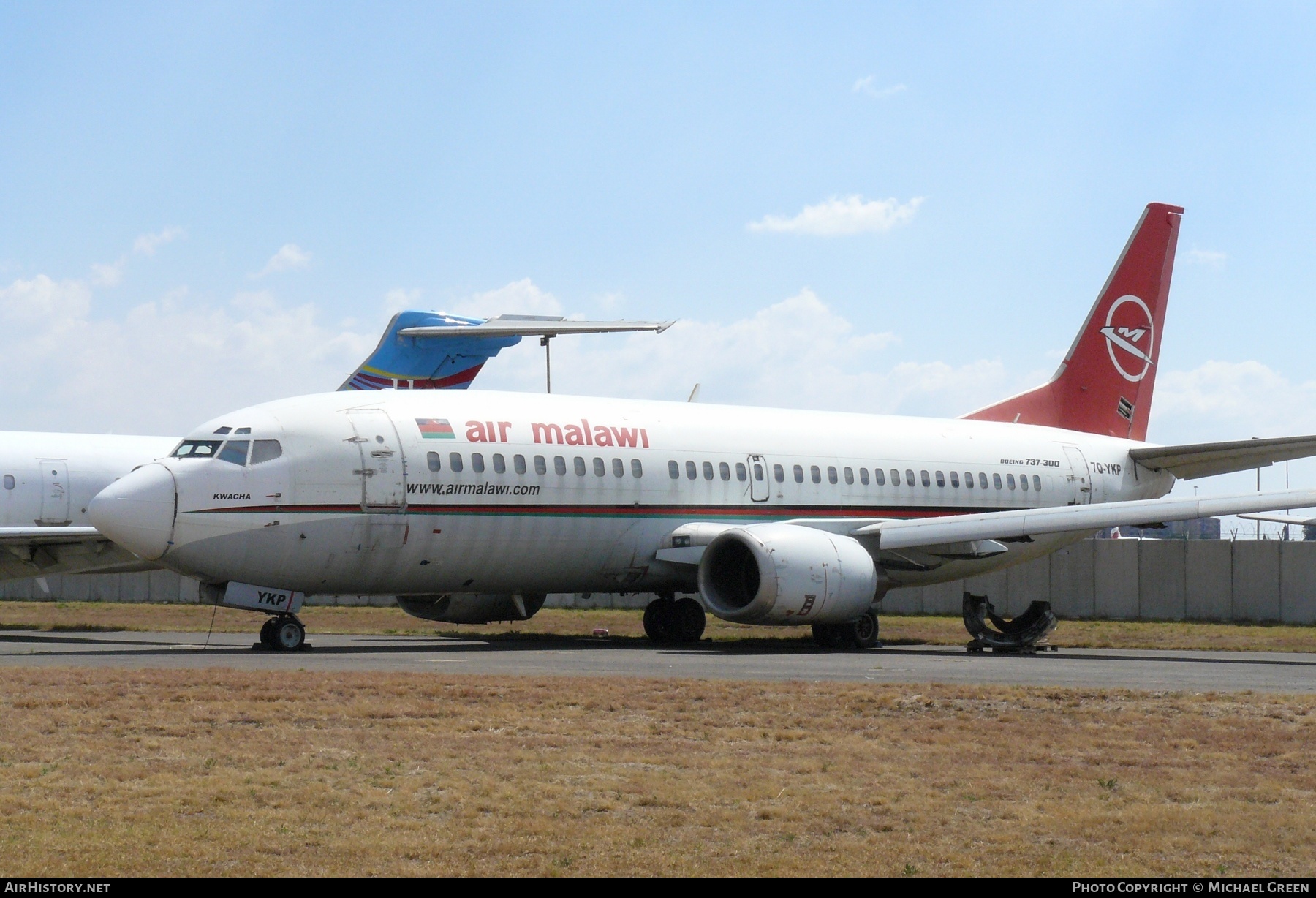 Aircraft Photo of 7Q-YKP | Boeing 737-33A | Air Malawi | AirHistory.net #401290
