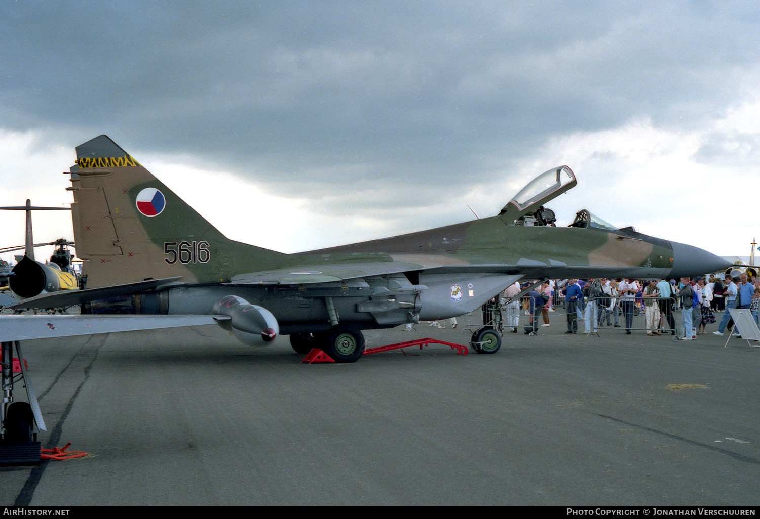 Aircraft Photo of 5616 | Mikoyan-Gurevich MiG-29A (9-12A) | Czechoslovakia - Air Force | AirHistory.net #401316