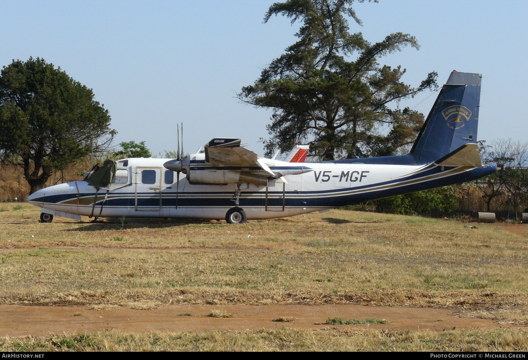 Aircraft Photo of V5-MGF | Rockwell 690B Turbo Commander | Ango Wings | AirHistory.net #401341