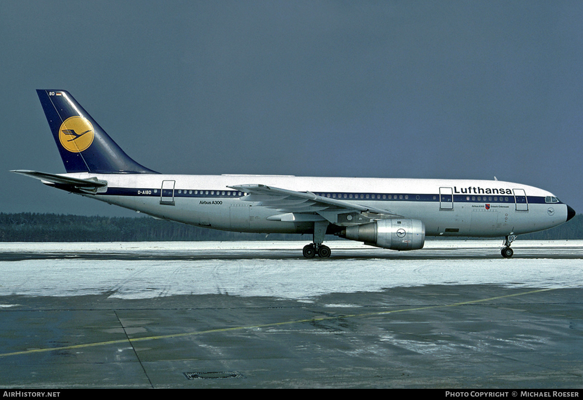 Aircraft Photo of D-AIBD | Airbus A300B4-203 | Lufthansa | AirHistory.net #401375