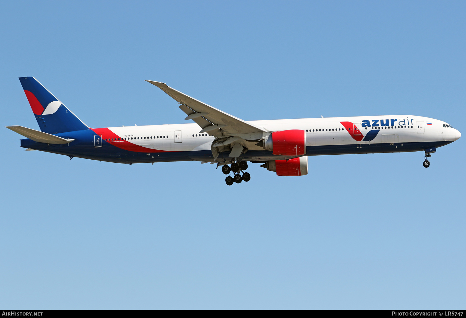 Aircraft Photo of VQ-BZA | Boeing 777-31H/ER | Azur Air | AirHistory.net #401384