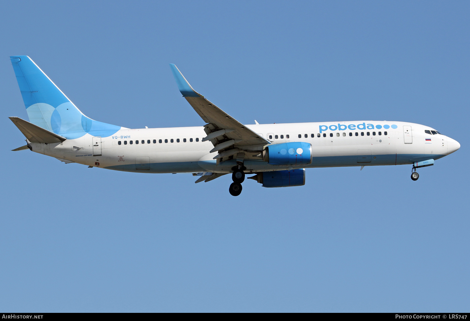 Aircraft Photo of VQ-BWH | Boeing 737-8LJ | Pobeda Airlines | AirHistory.net #401386