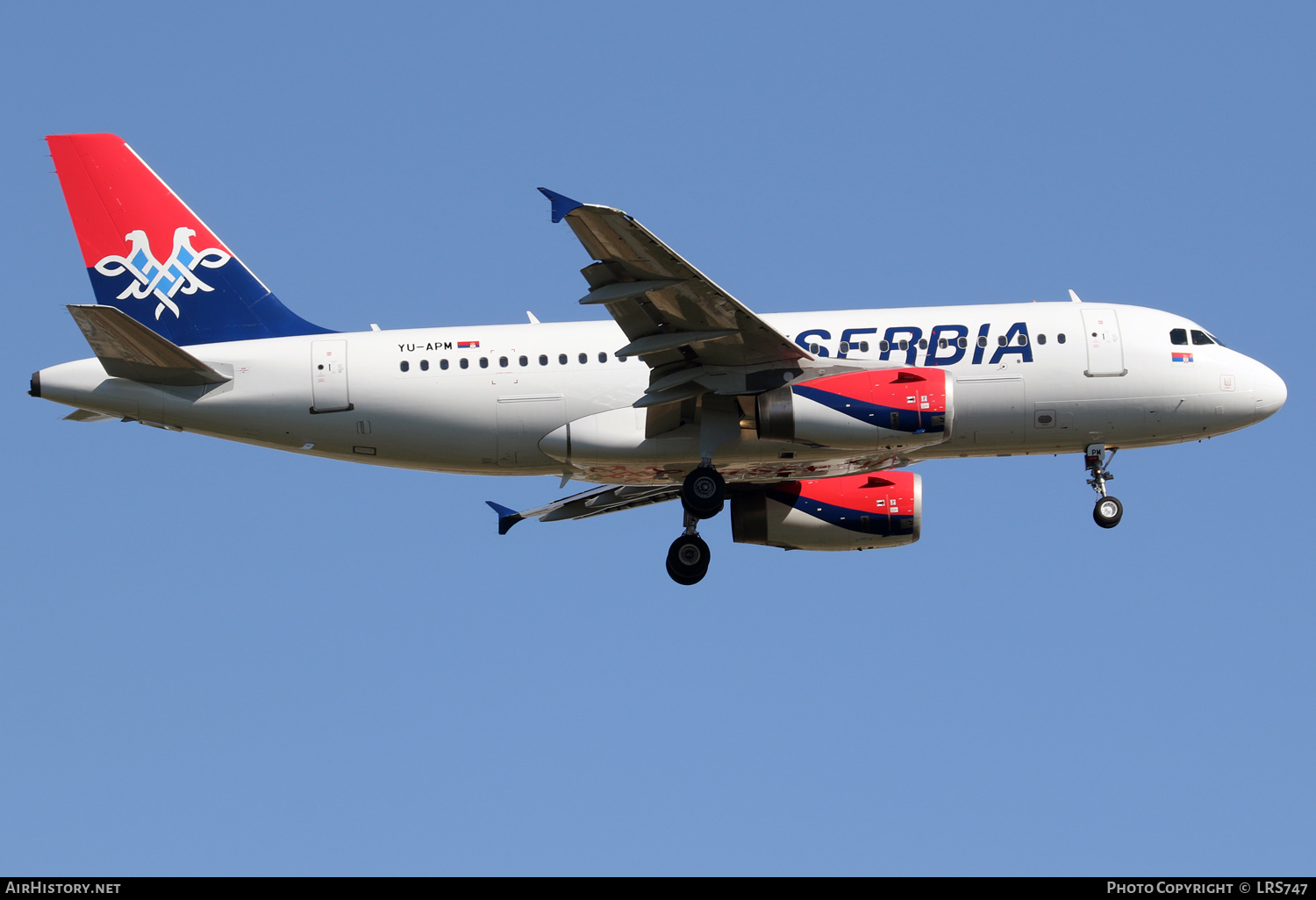 Aircraft Photo of YU-APM | Airbus A319-132 | Air Serbia | AirHistory.net #401392