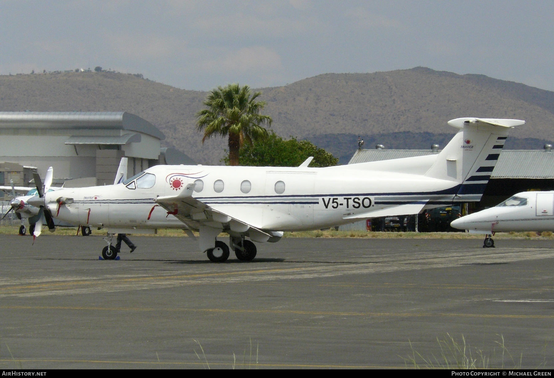 Aircraft Photo of V5-TSO | Pilatus PC-12/45 | Trustco Air Services | AirHistory.net #401402