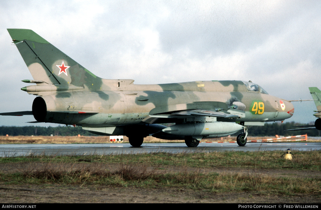 Aircraft Photo of 49 yellow | Sukhoi Su-17M4 | Soviet Union - Air Force | AirHistory.net #401423