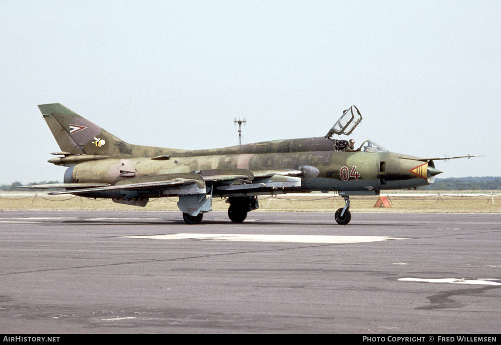 Aircraft Photo of 04 | Sukhoi Su-22M3 | Hungary - Air Force | AirHistory.net #401429