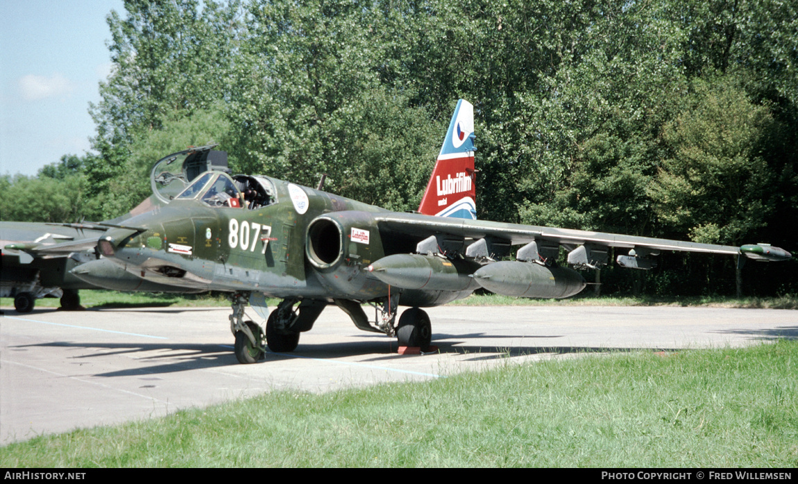Aircraft Photo of 8077 | Sukhoi Su-25K | Czechia - Air Force | AirHistory.net #401442