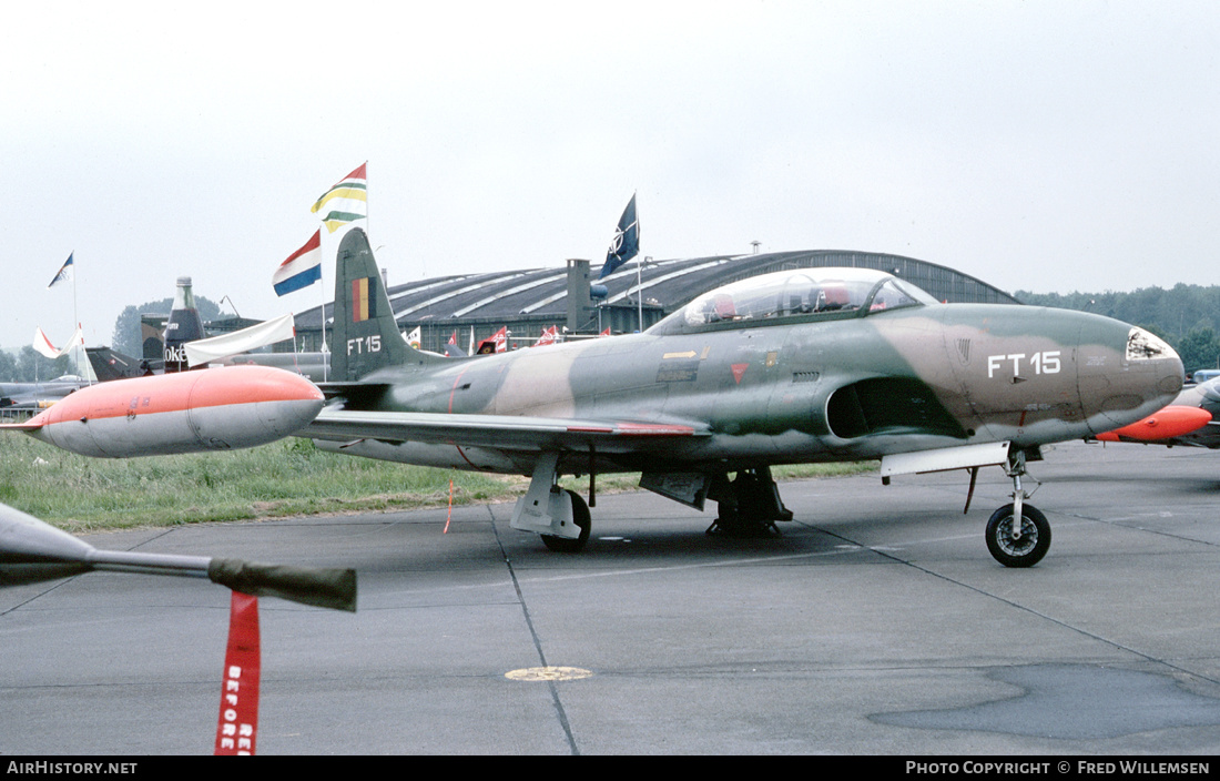 Aircraft Photo of FT15 | Lockheed T-33A | Belgium - Air Force | AirHistory.net #401446