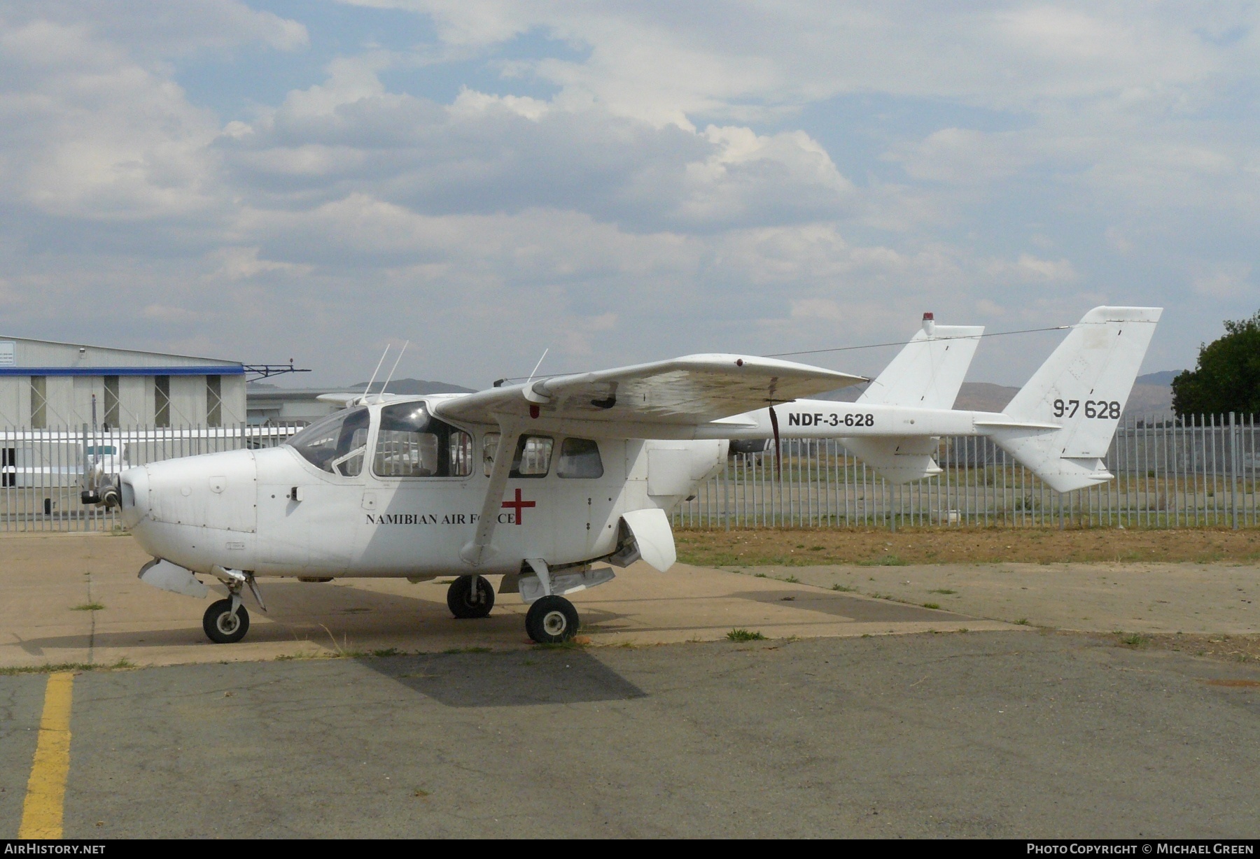 Aircraft Photo of NDF-3-628 | Cessna O-2A Super Skymaster | Namibia - Air Force | AirHistory.net #401457