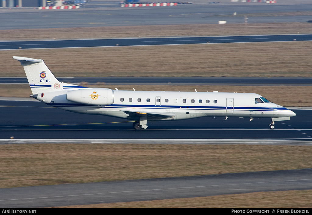 Aircraft Photo of CE-02 | Embraer ERJ-135LR (EMB-135LR) | Belgium - Air Force | AirHistory.net #401493