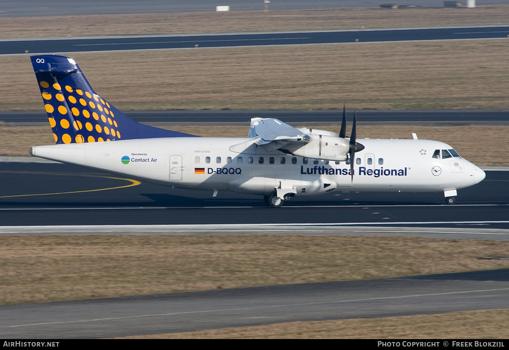 Aircraft Photo of D-BQQQ | ATR ATR-42-500 | Lufthansa Regional | AirHistory.net #401497