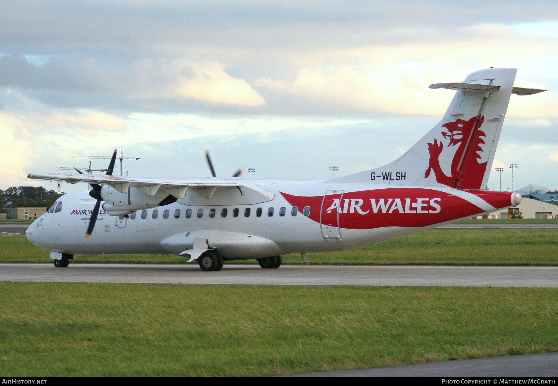 Aircraft Photo of G-WLSH | ATR ATR-42-300 | Air Wales | AirHistory.net #401541