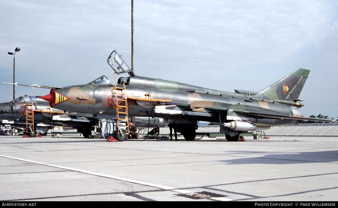Aircraft Photo of 629 | Sukhoi Su-22M4 | East Germany - Air Force | AirHistory.net #401545
