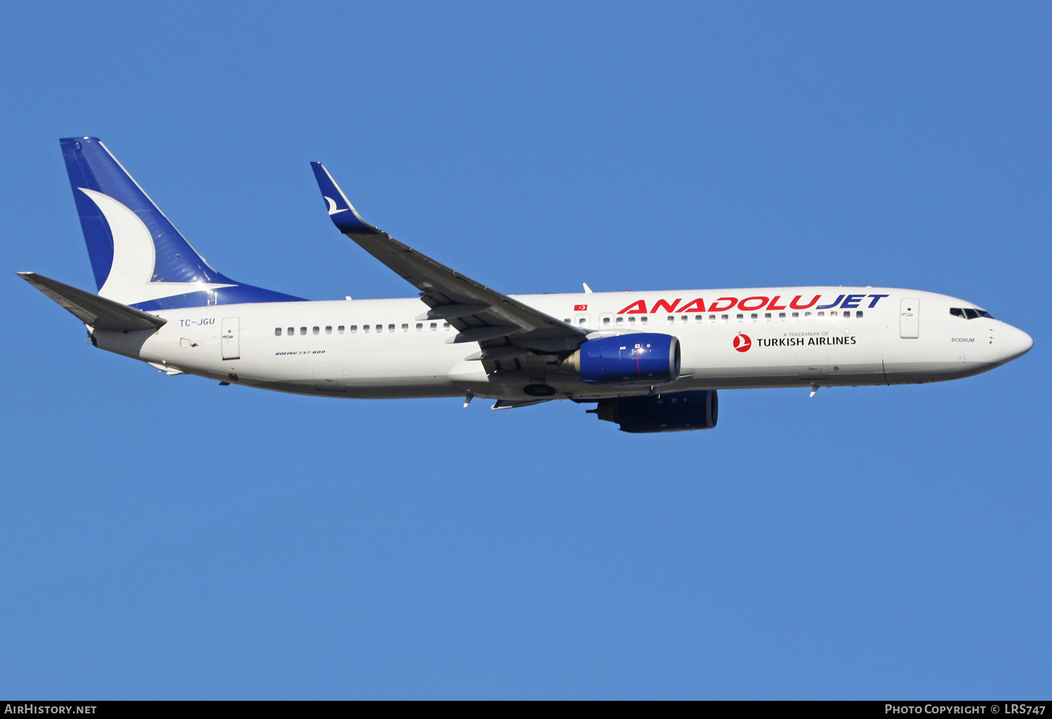 Aircraft Photo of TC-JGU | Boeing 737-8F2 | AnadoluJet | AirHistory.net #401569