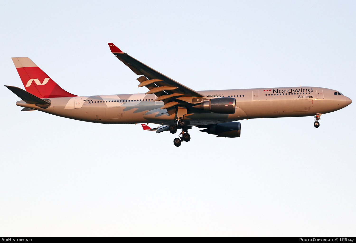 Aircraft Photo of VP-BUM | Airbus A330-302 | Nordwind Airlines | AirHistory.net #401582