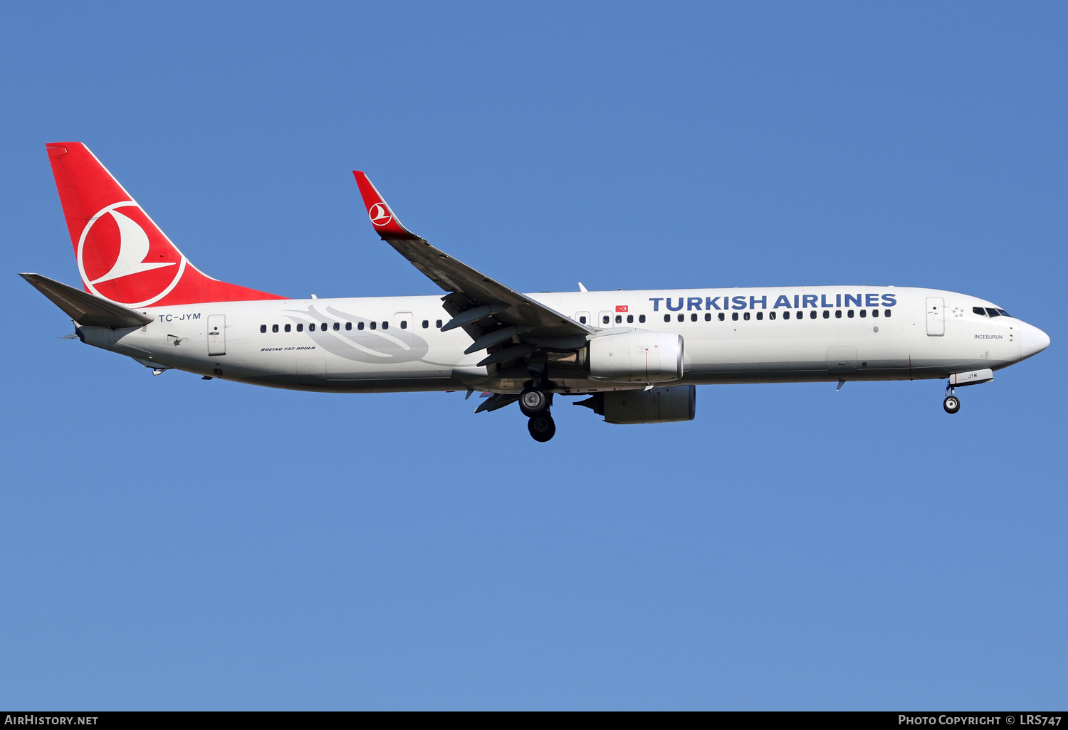 Aircraft Photo of TC-JYM | Boeing 737-9F2/ER | Turkish Airlines | AirHistory.net #401589