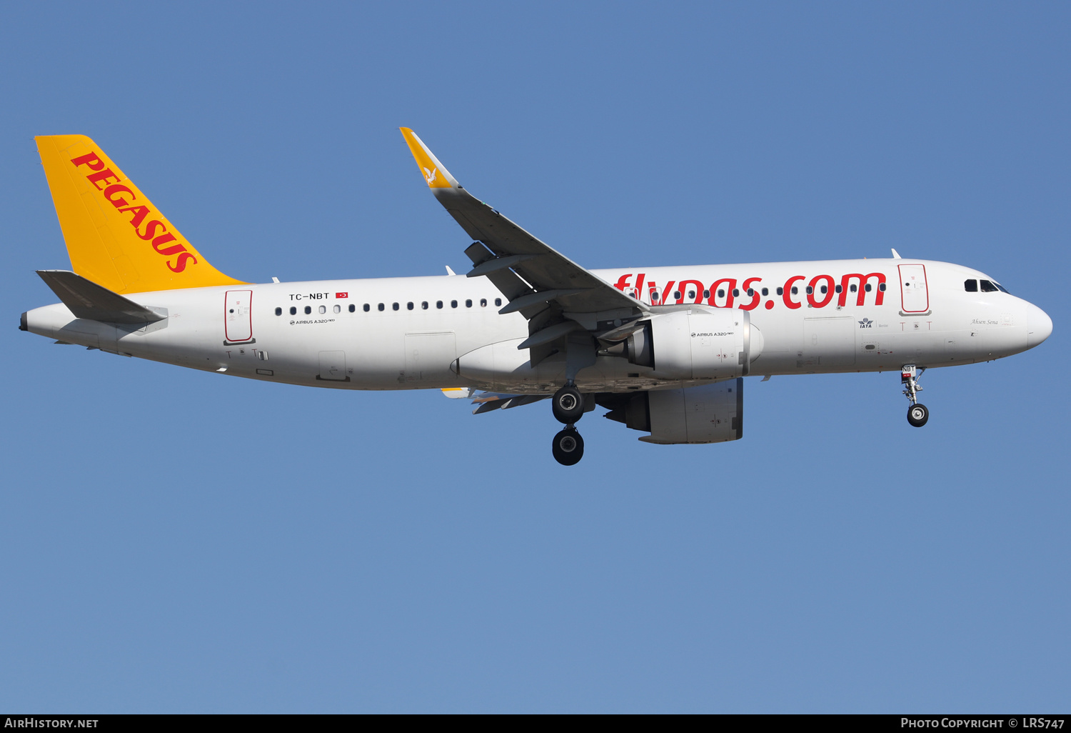 Aircraft Photo of TC-NBT | Airbus A320-251N | Pegasus Airlines | AirHistory.net #401591