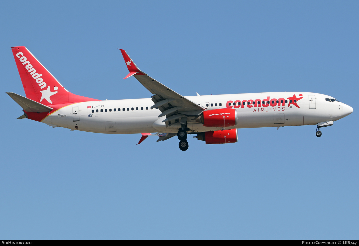 Aircraft Photo of TC-TJS | Boeing 737-81B | Corendon Airlines | AirHistory.net #401602
