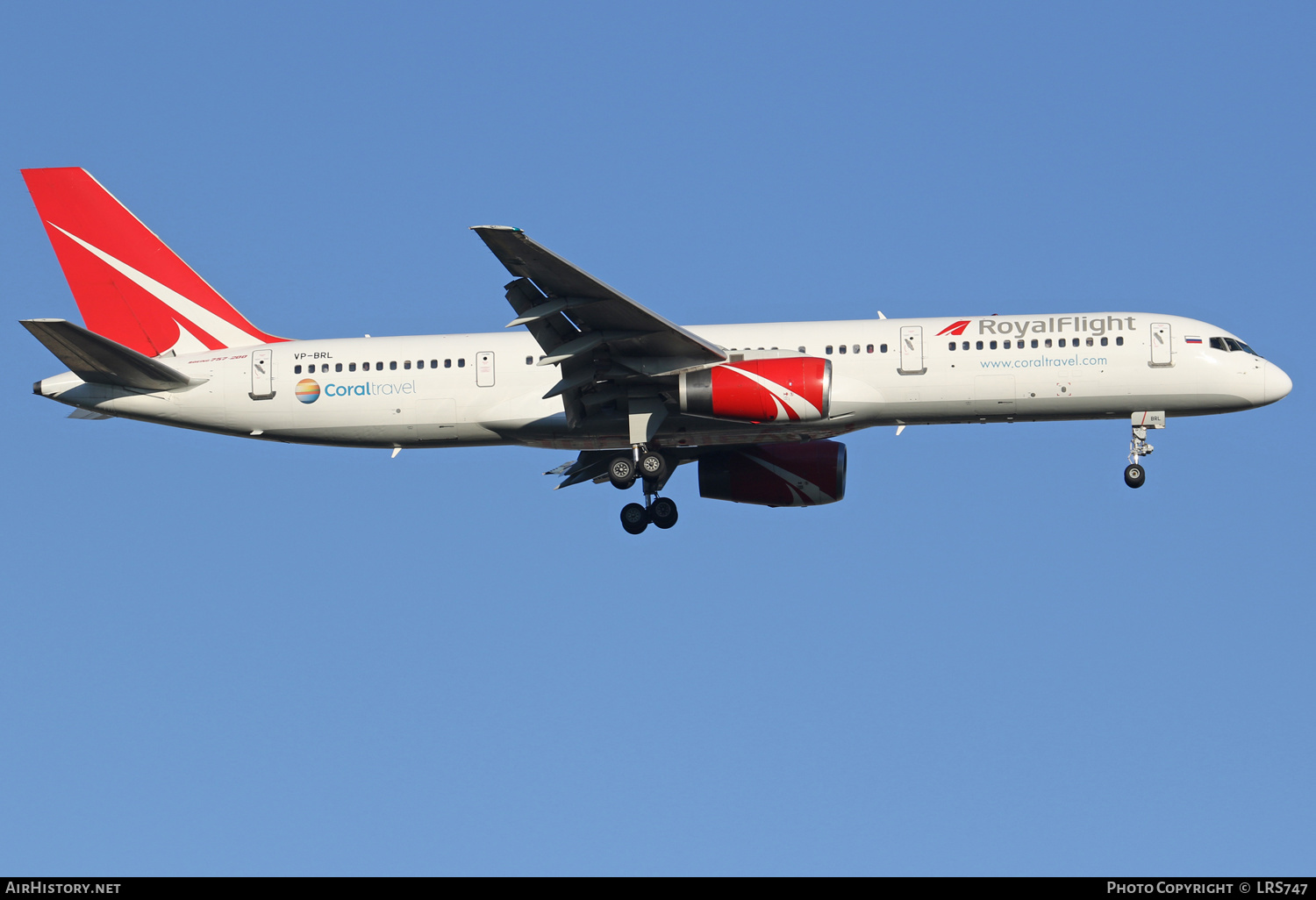 Aircraft Photo of VP-BRL | Boeing 757-28A | Royal Flight Airlines | AirHistory.net #401612