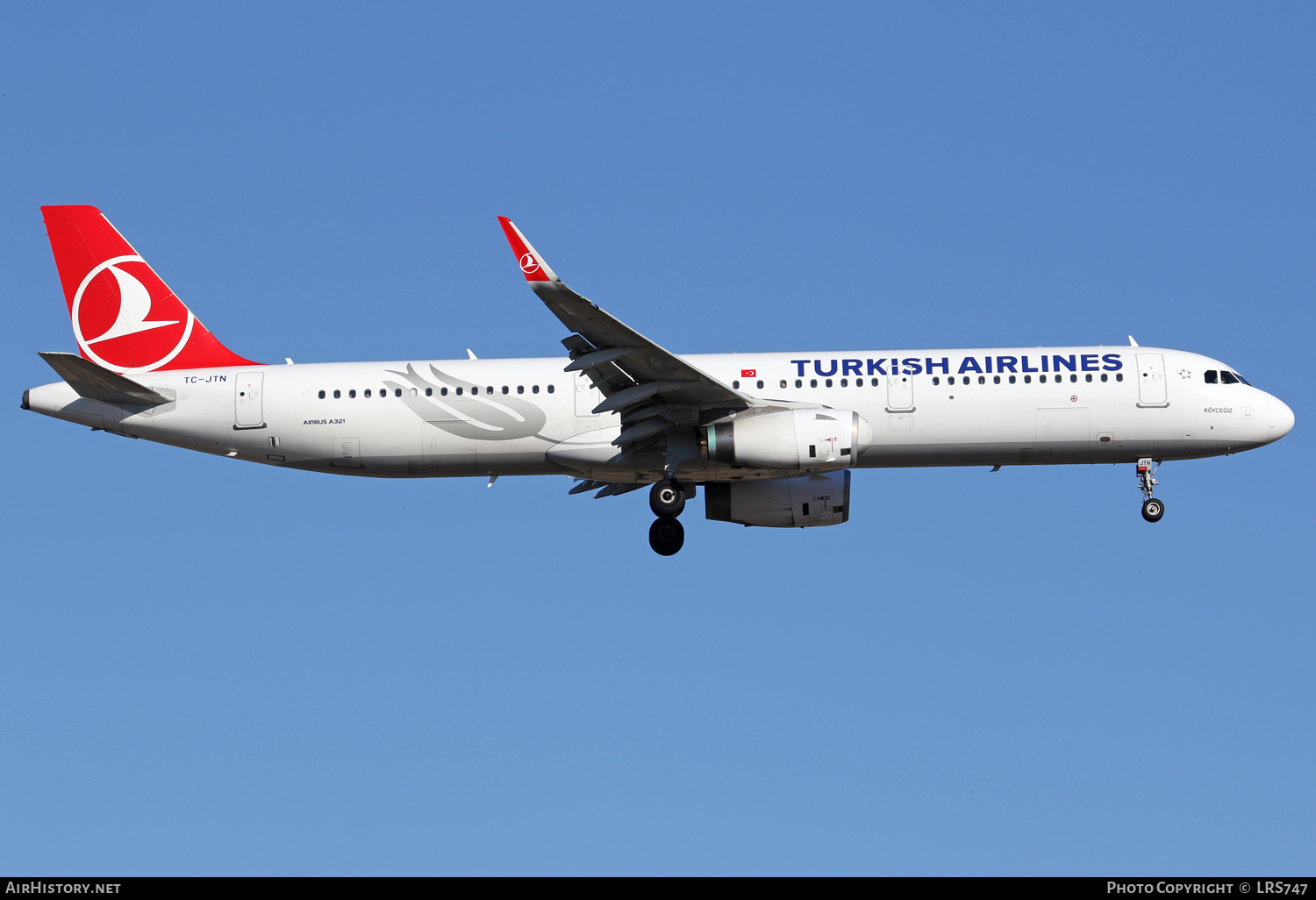 Aircraft Photo of TC-JTN | Airbus A321-231 | Turkish Airlines | AirHistory.net #401622