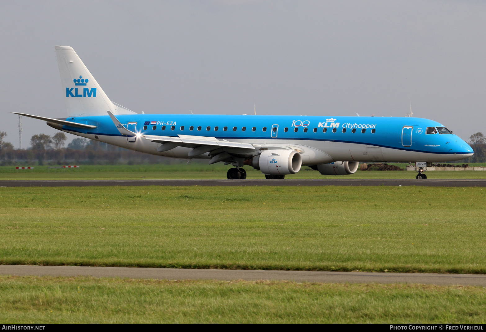 Aircraft Photo of PH-EZA | Embraer 190STD (ERJ-190-100STD) | KLM Cityhopper | AirHistory.net #401633