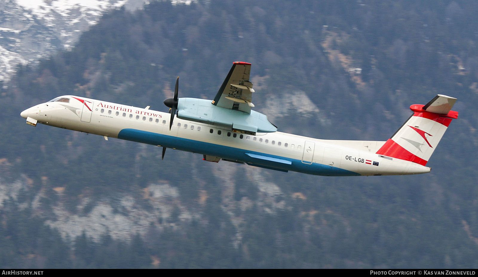 Aircraft Photo of OE-LGB | Bombardier DHC-8-402 Dash 8 | Austrian Arrows | AirHistory.net #401649